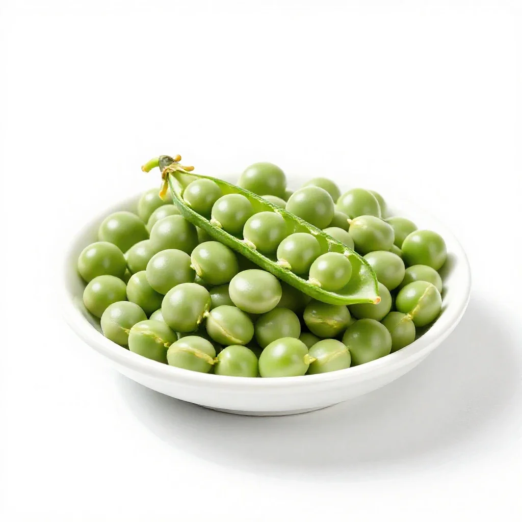 Field pea isolated on a white background