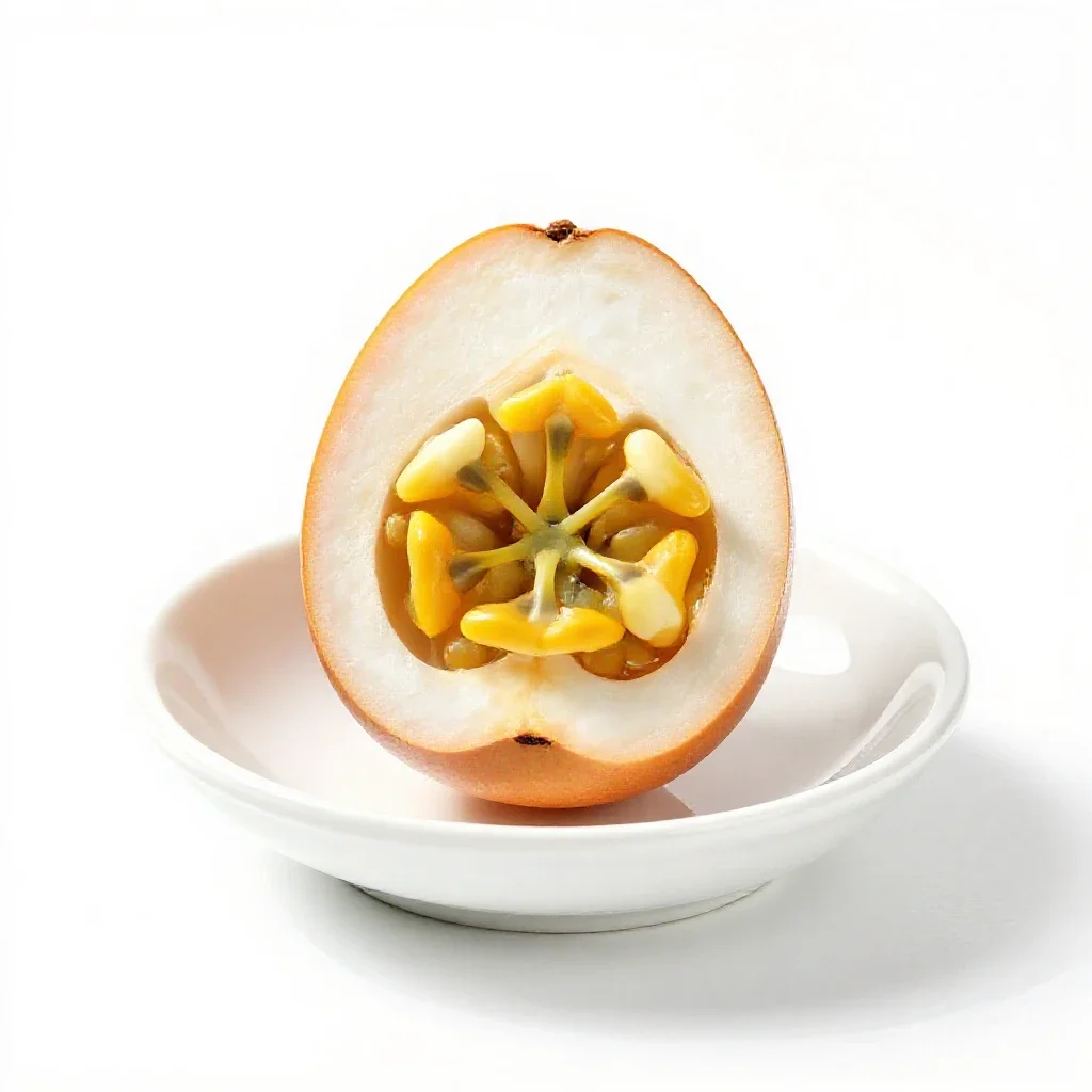Granadilla isolated on a white background