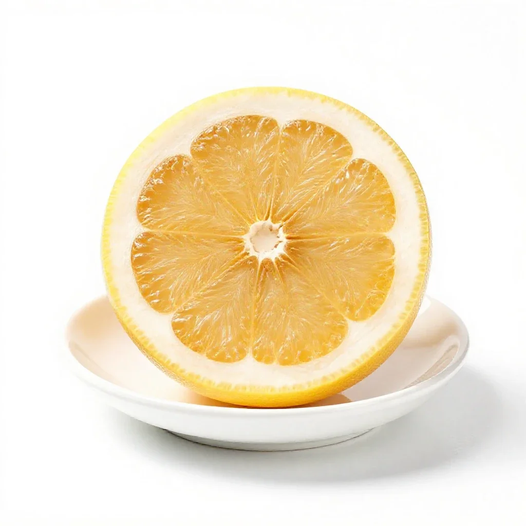 Grapefruit isolated on a white background