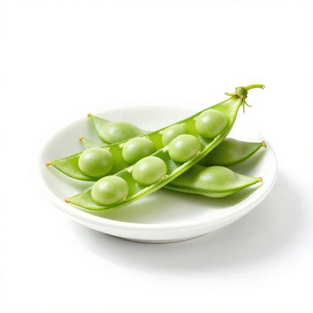 Green bean isolated on a white background