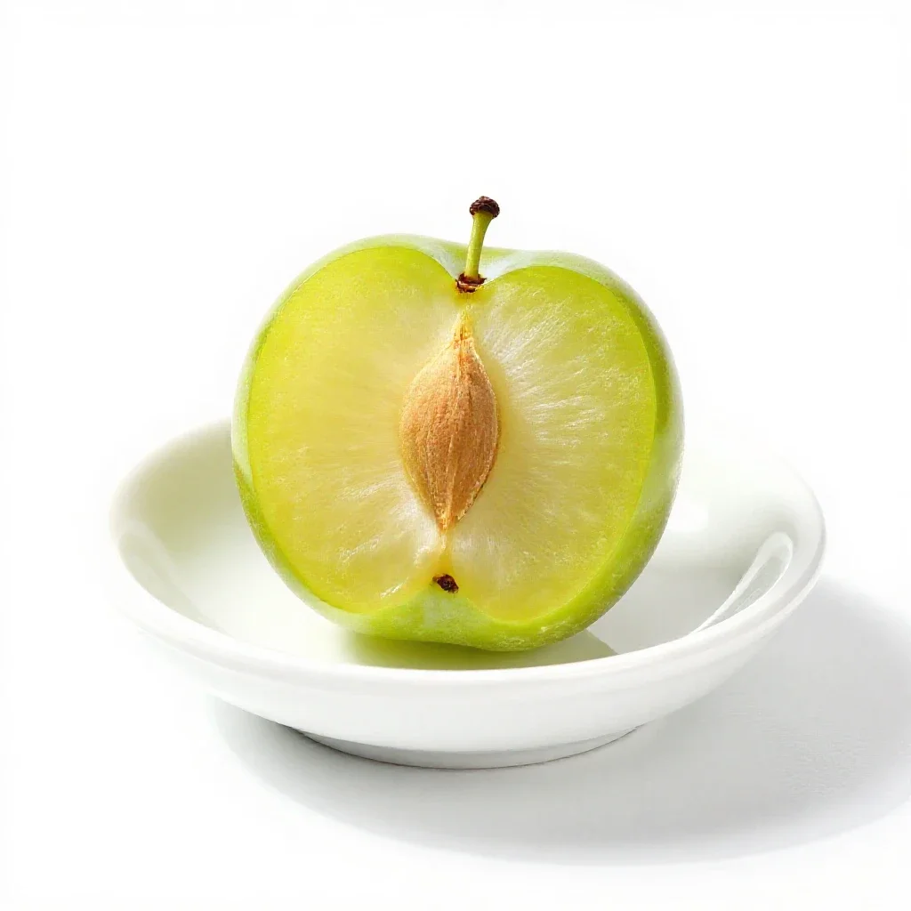 Greengage isolated on a white background
