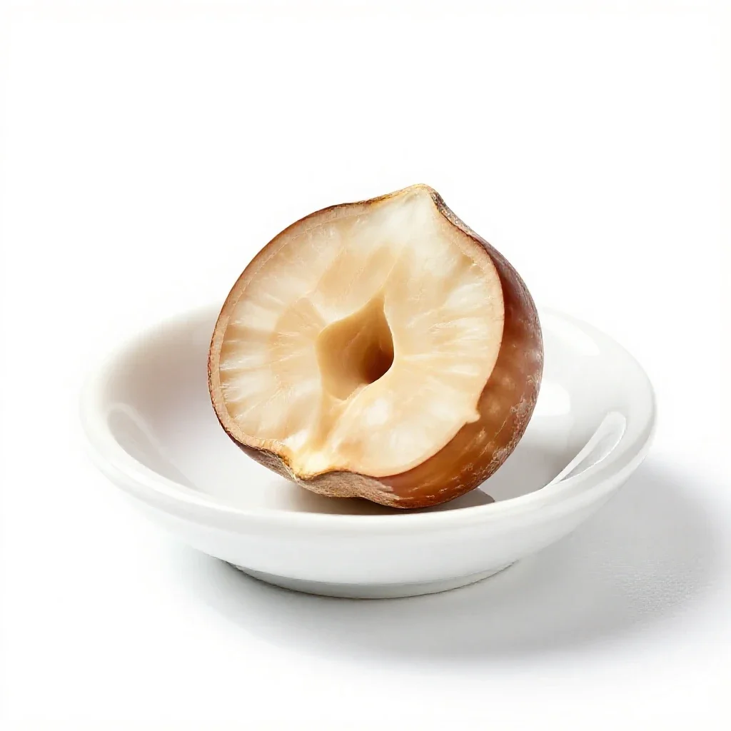 Hazelnut isolated on a white background