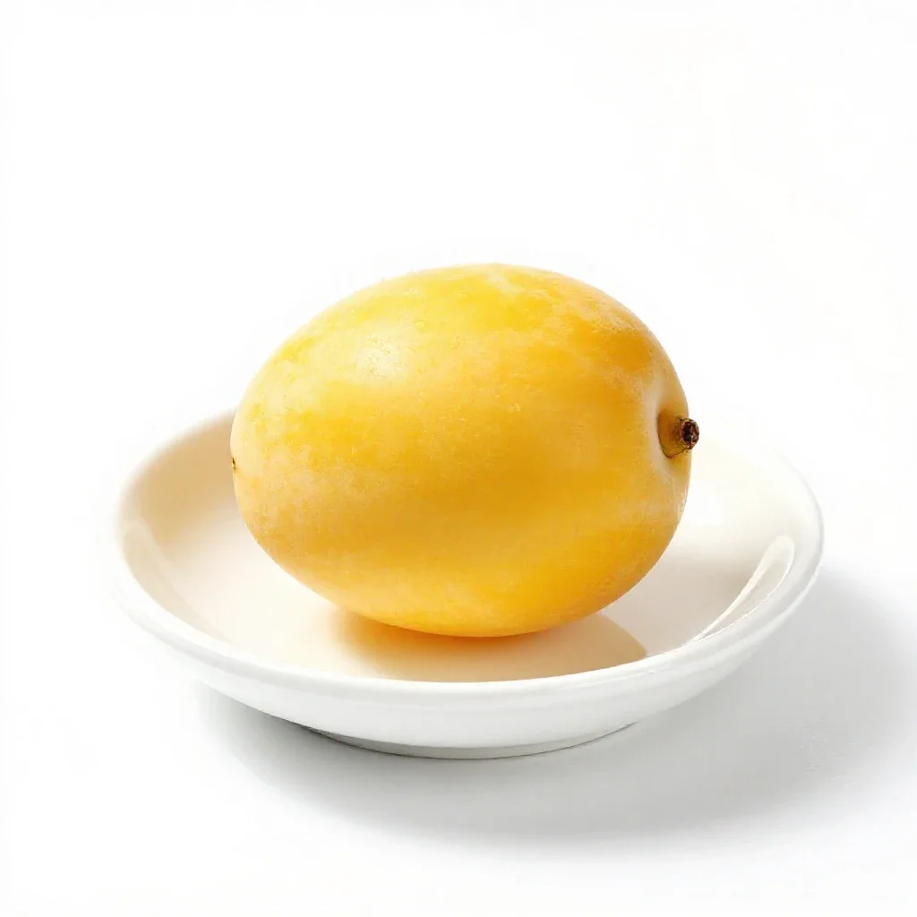 Hog plum isolated on a white background