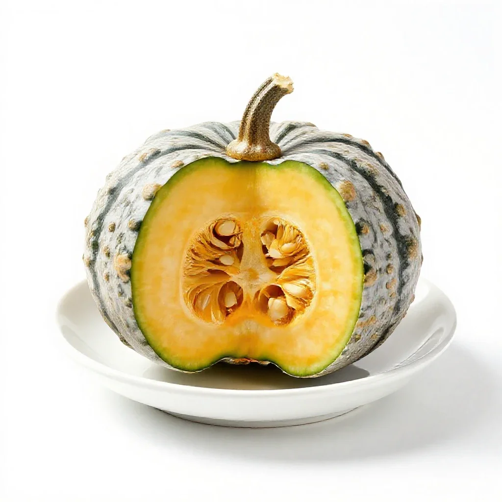 Hubbard squash isolated on a white background