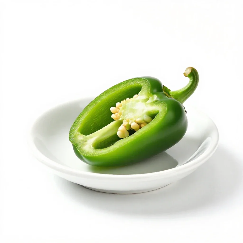 Jalapeno isolated on a white background