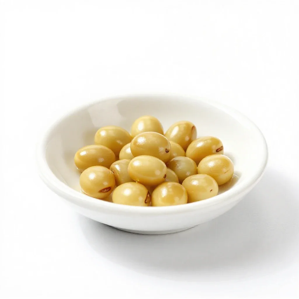 Jumping bean isolated on a white background