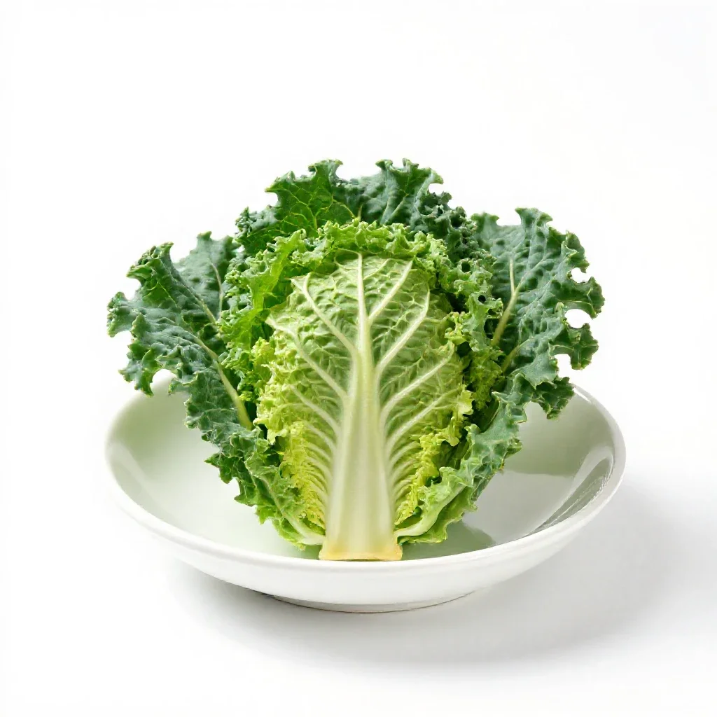 Kale isolated on a white background