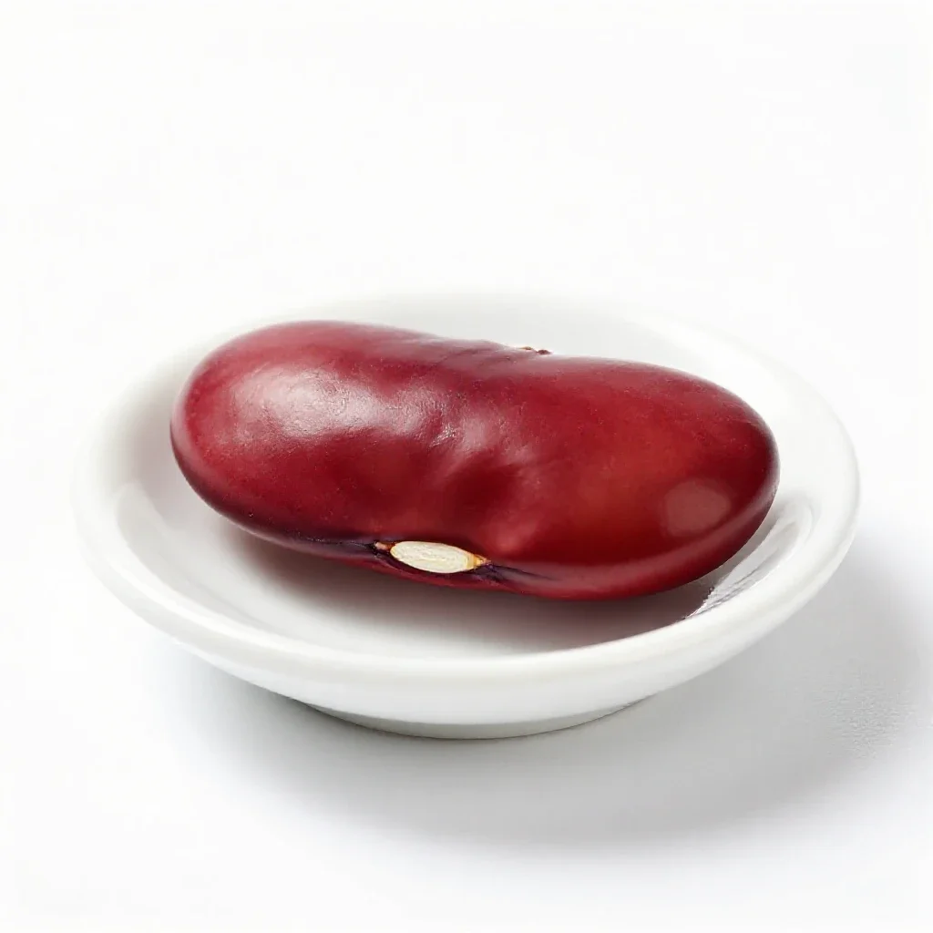 Kidney bean isolated on a white background