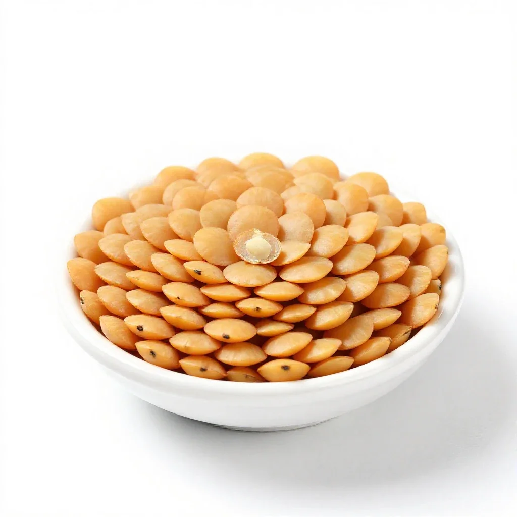Lentil isolated on a white background