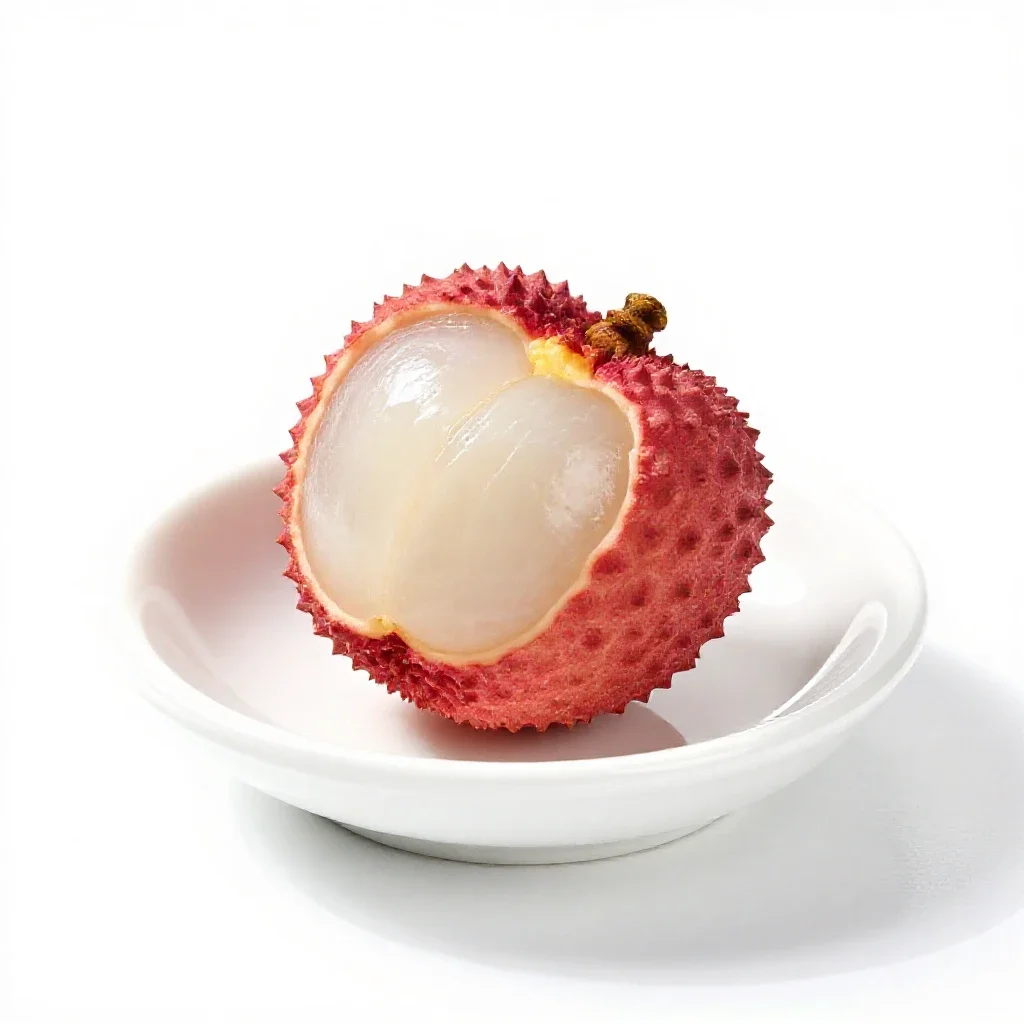 Litchi isolated on a white background