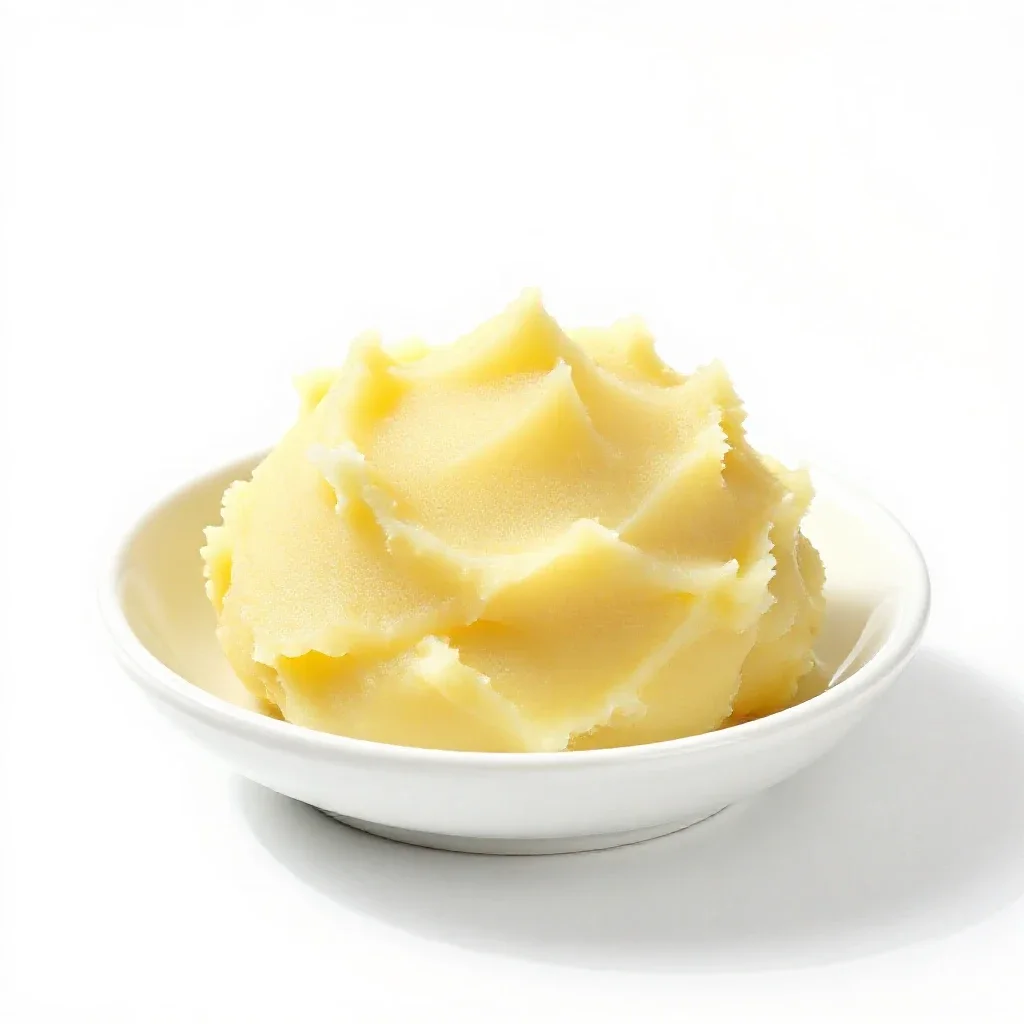 Mashed potato isolated on a white background