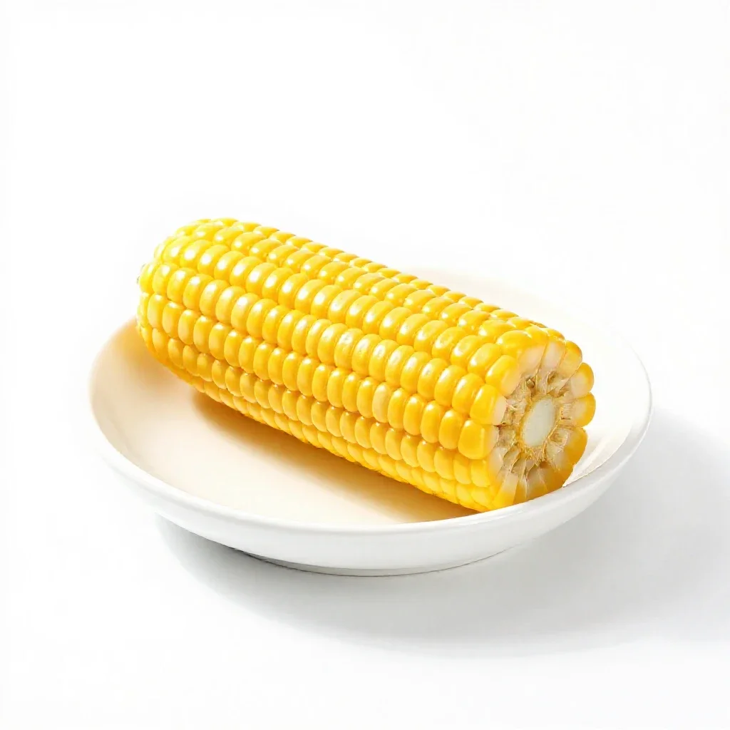 Mealie isolated on a white background