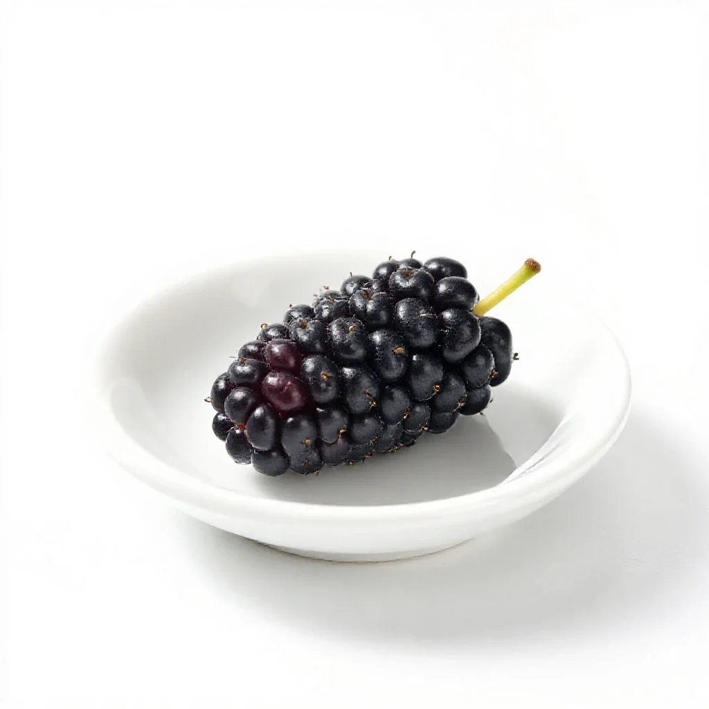 Mulberry isolated on a white background