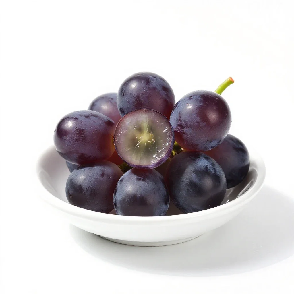 Muscadine isolated on a white background