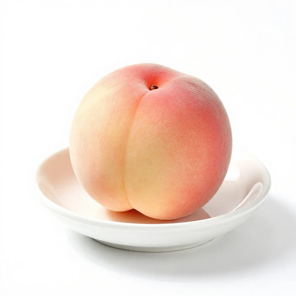 Nectarine isolated on a white background