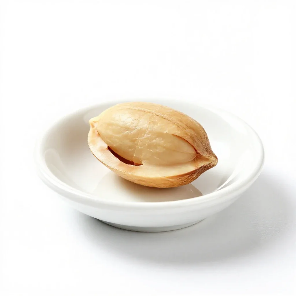 Nutlet isolated on a white background