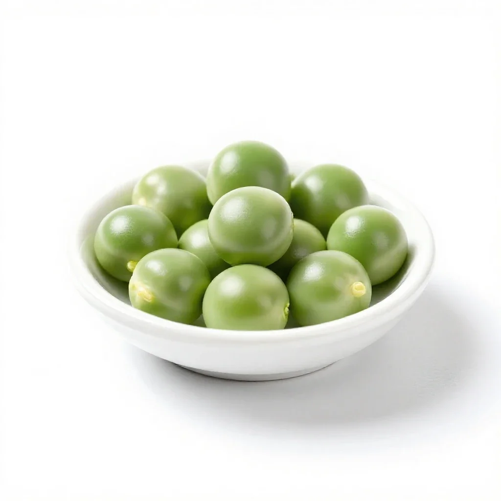 Pea isolated on a white background