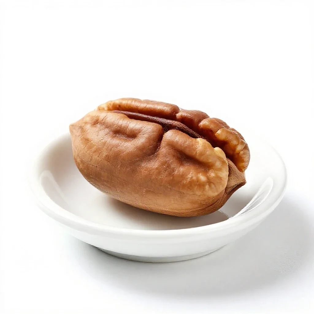 Pecan isolated on a white background