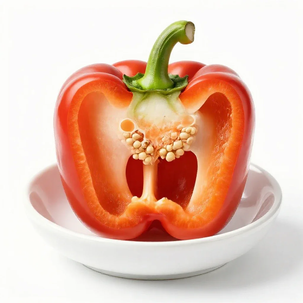 Pepper isolated on a white background