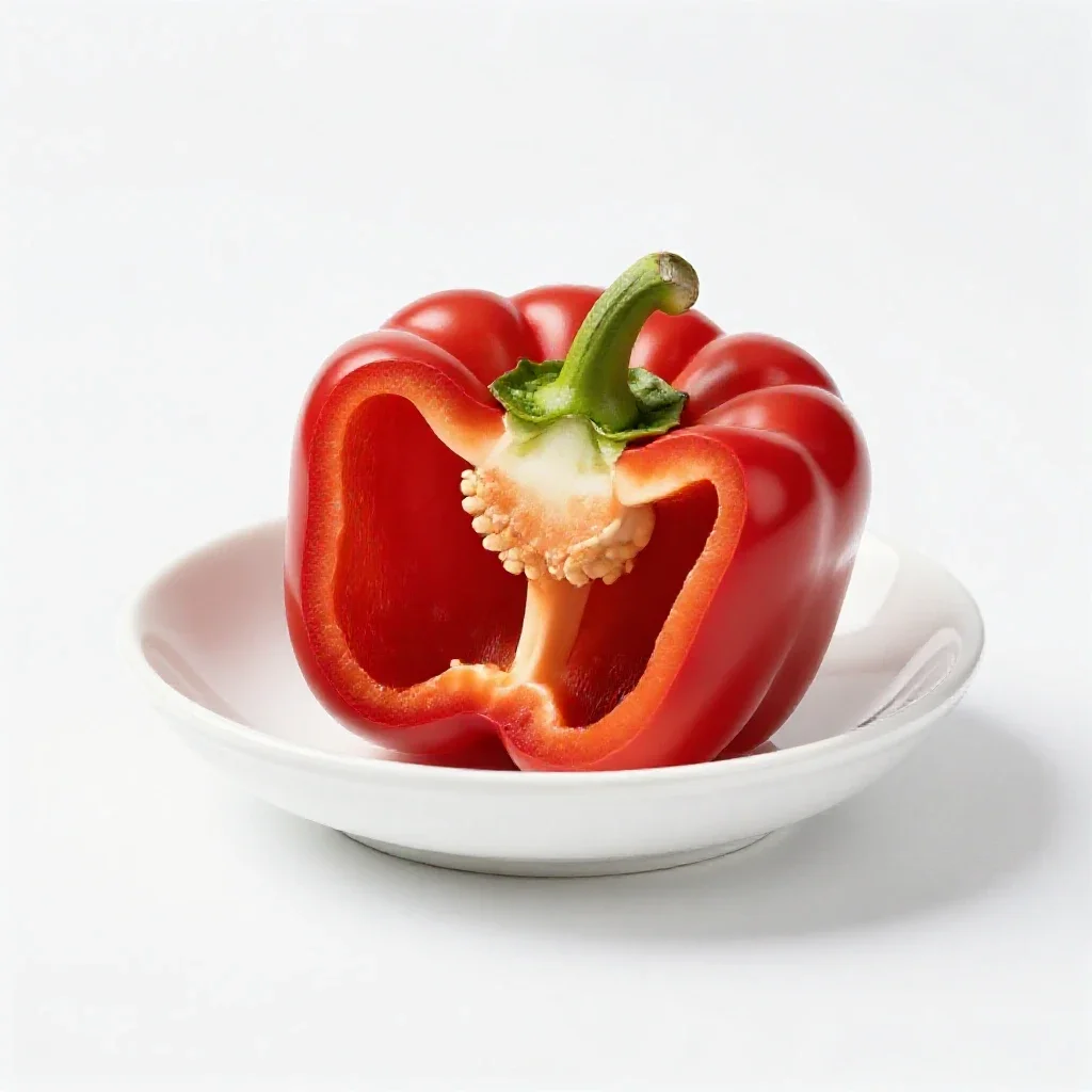 Pimento isolated on a white background