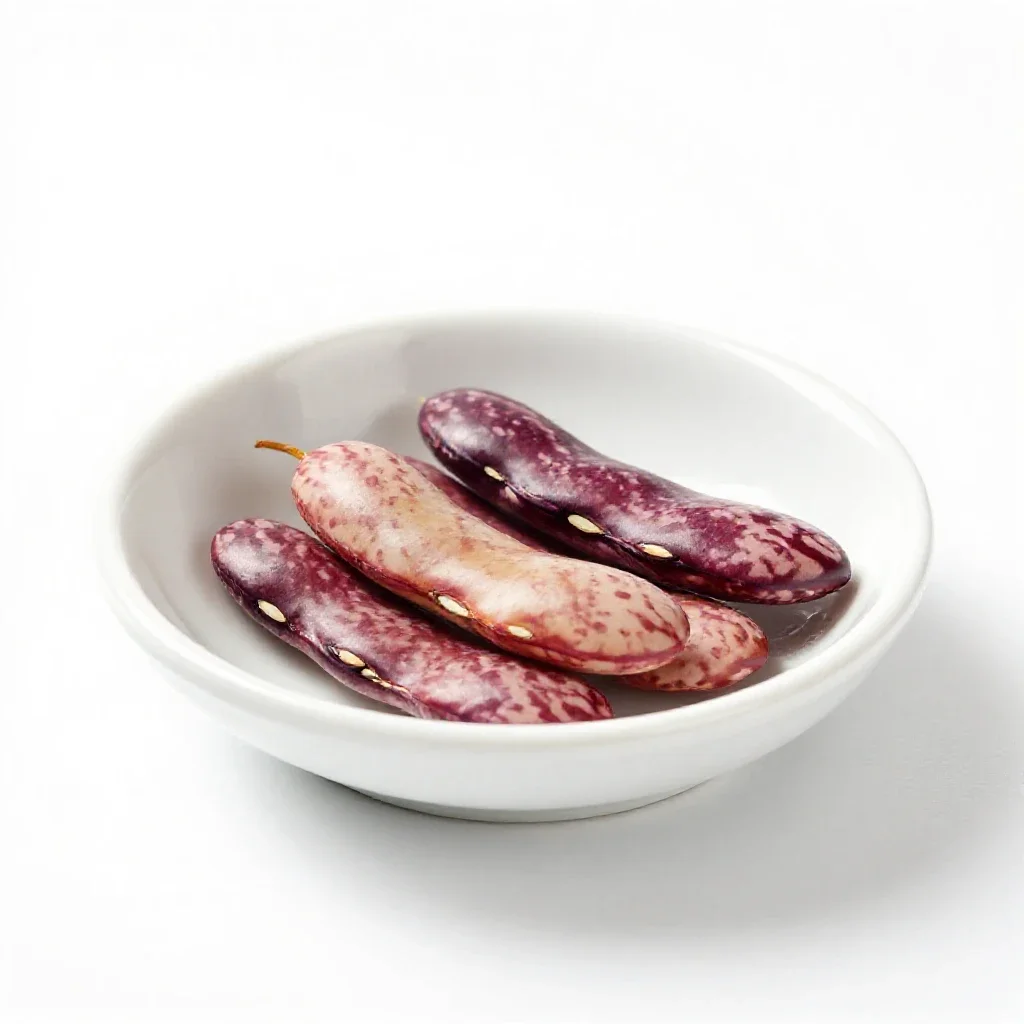 Pinto bean isolated on a white background