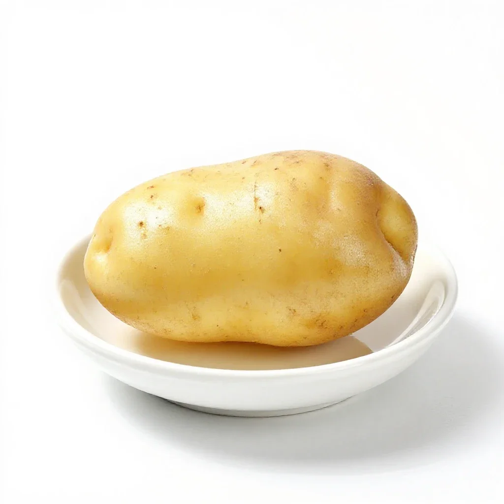 Potato isolated on a white background