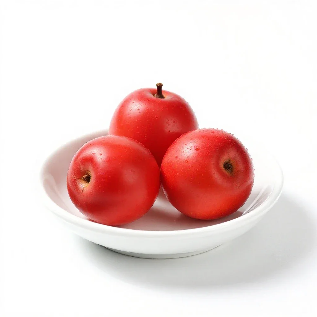 Quandong isolated on a white background