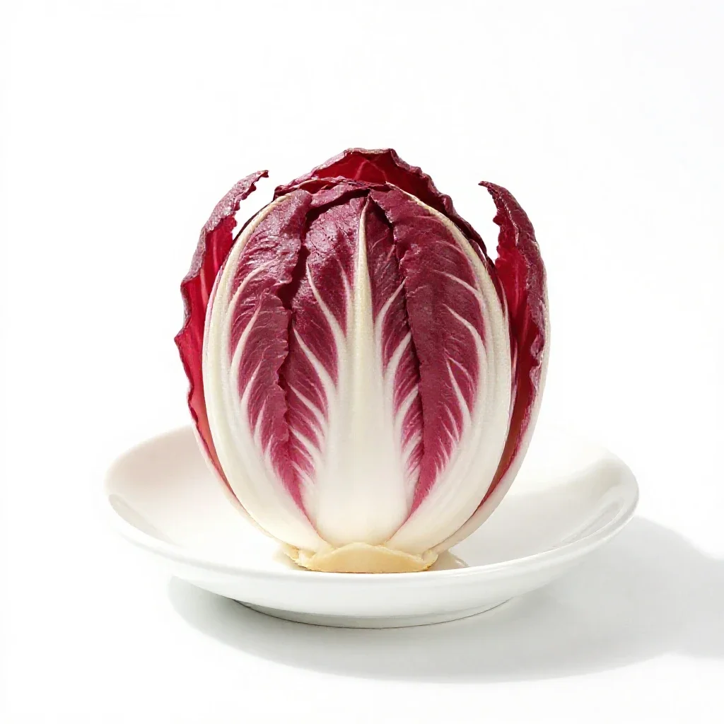 Radicchio isolated on a white background