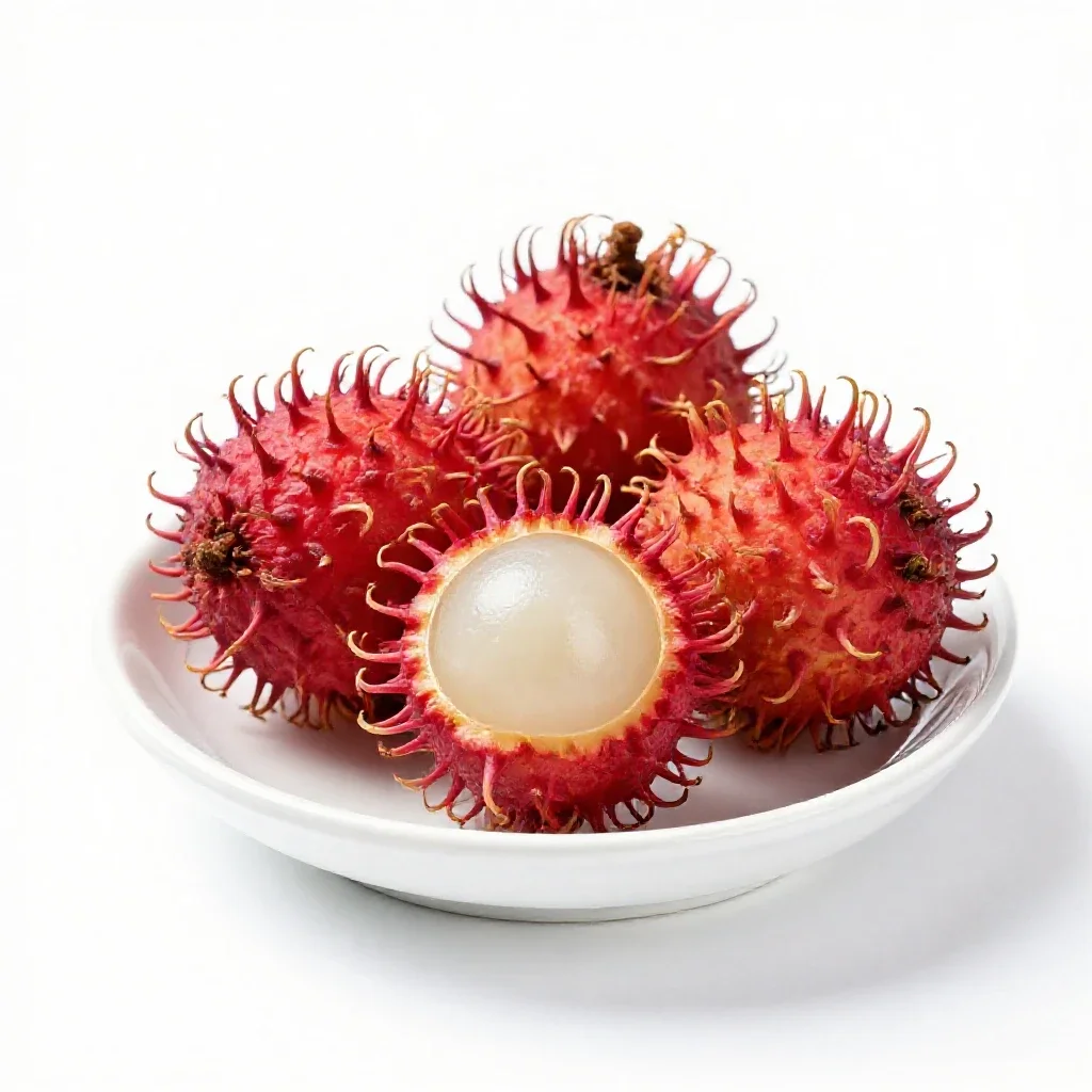 Rambutan isolated on a white background