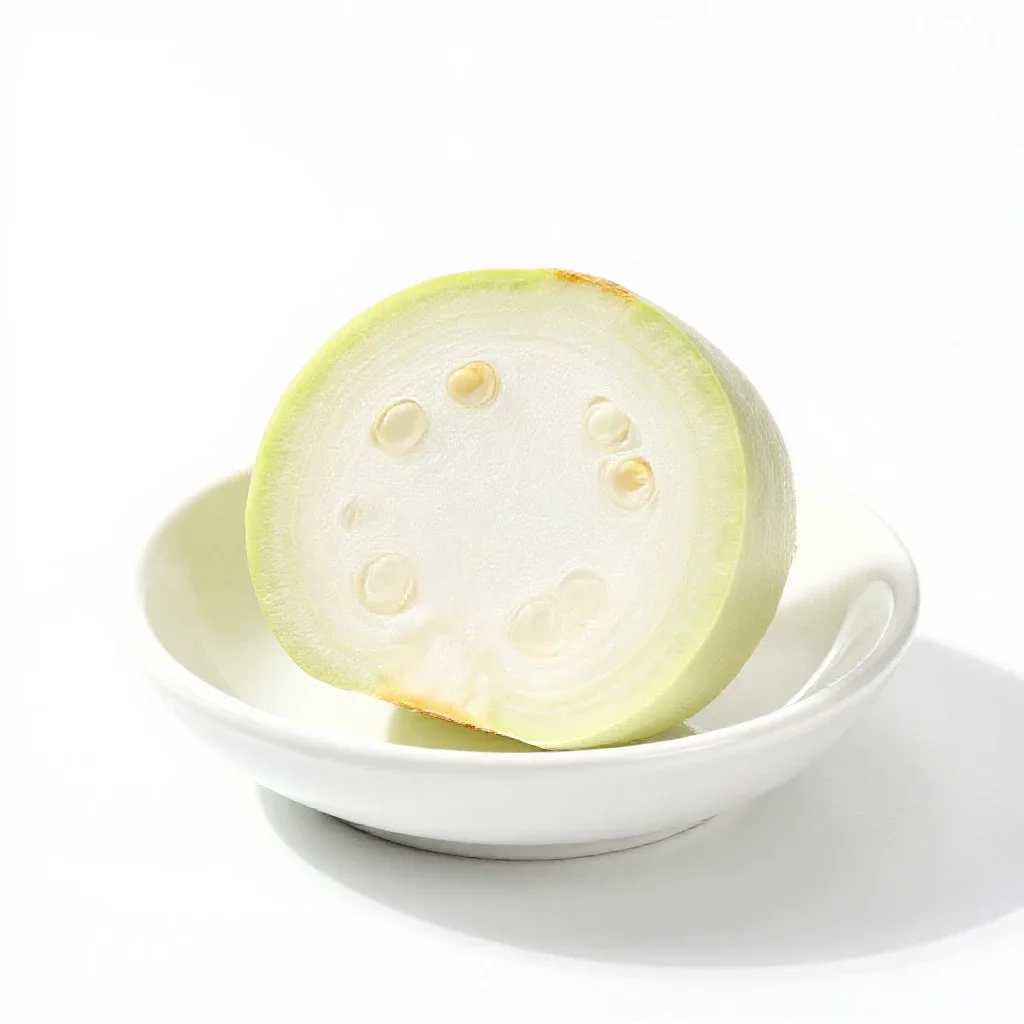 Raw vegetable isolated on a white background