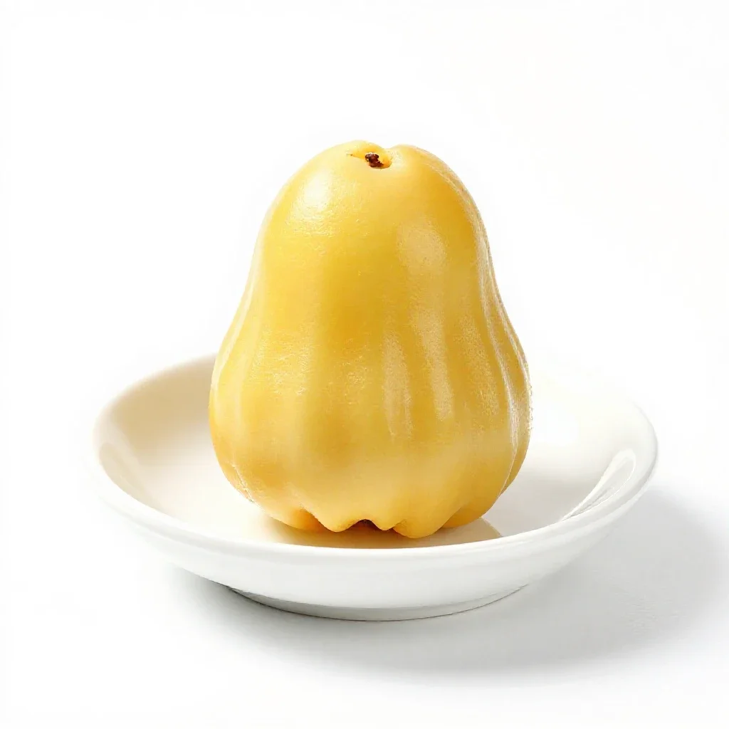 Rose apple isolated on a white background