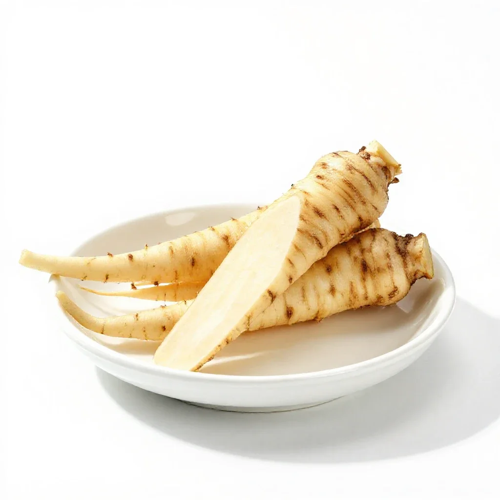 Salsify isolated on a white background