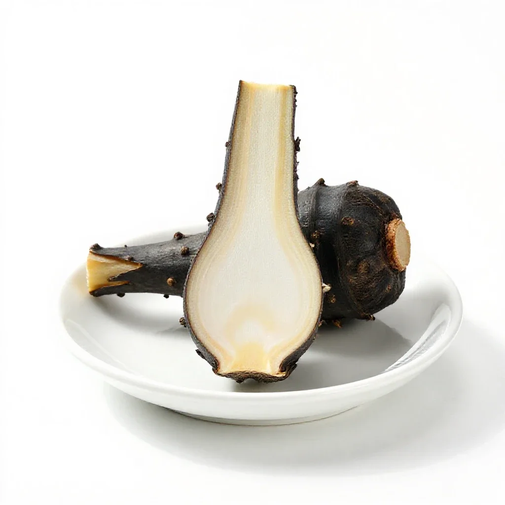 Scorzonera isolated on a white background
