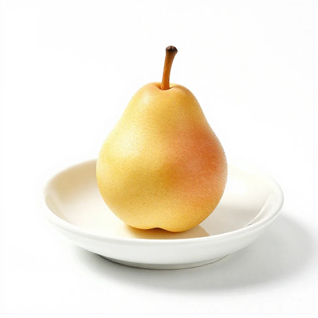 Seckel isolated on a white background