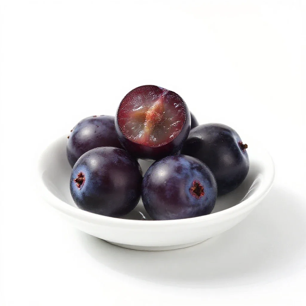 Sloe isolated on a white background