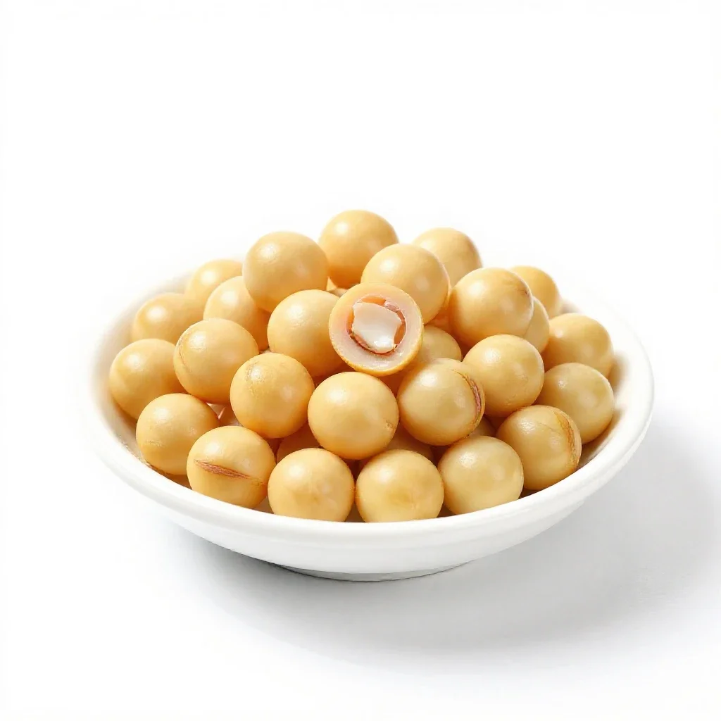 Soy isolated on a white background