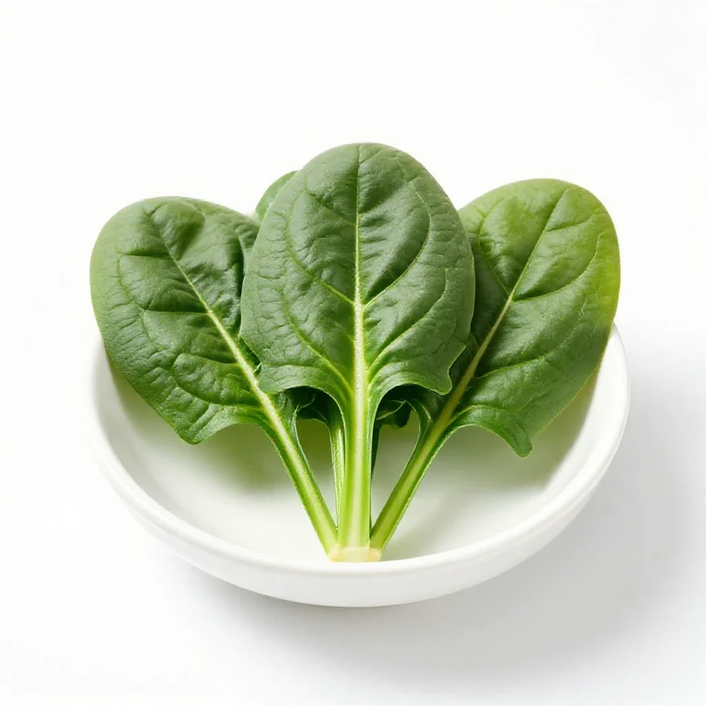 Spinach isolated on a white background