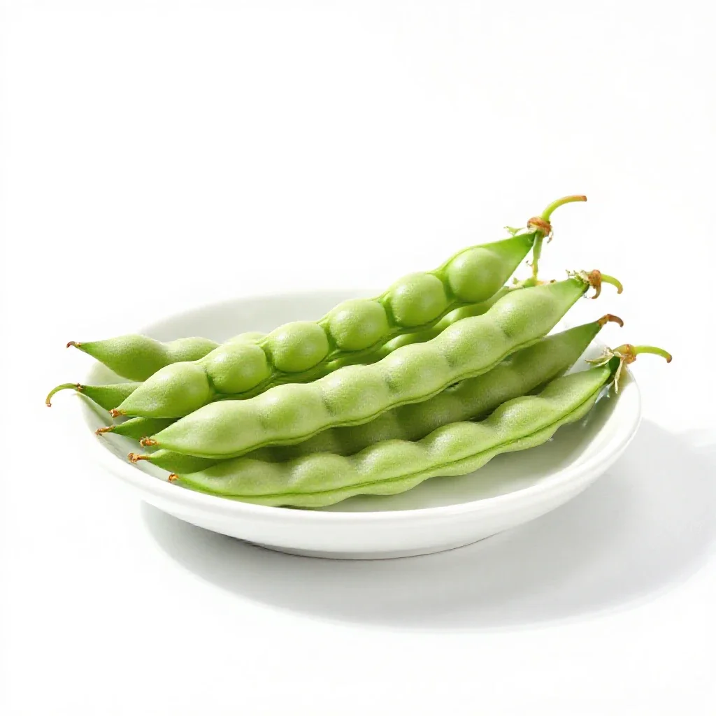 String bean isolated on a white background