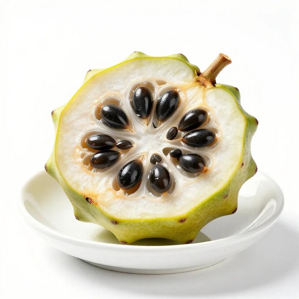 Sweetsop isolated on a white background