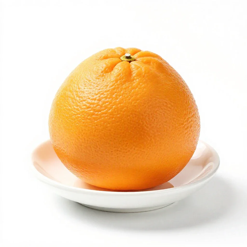 Tangelo isolated on a white background