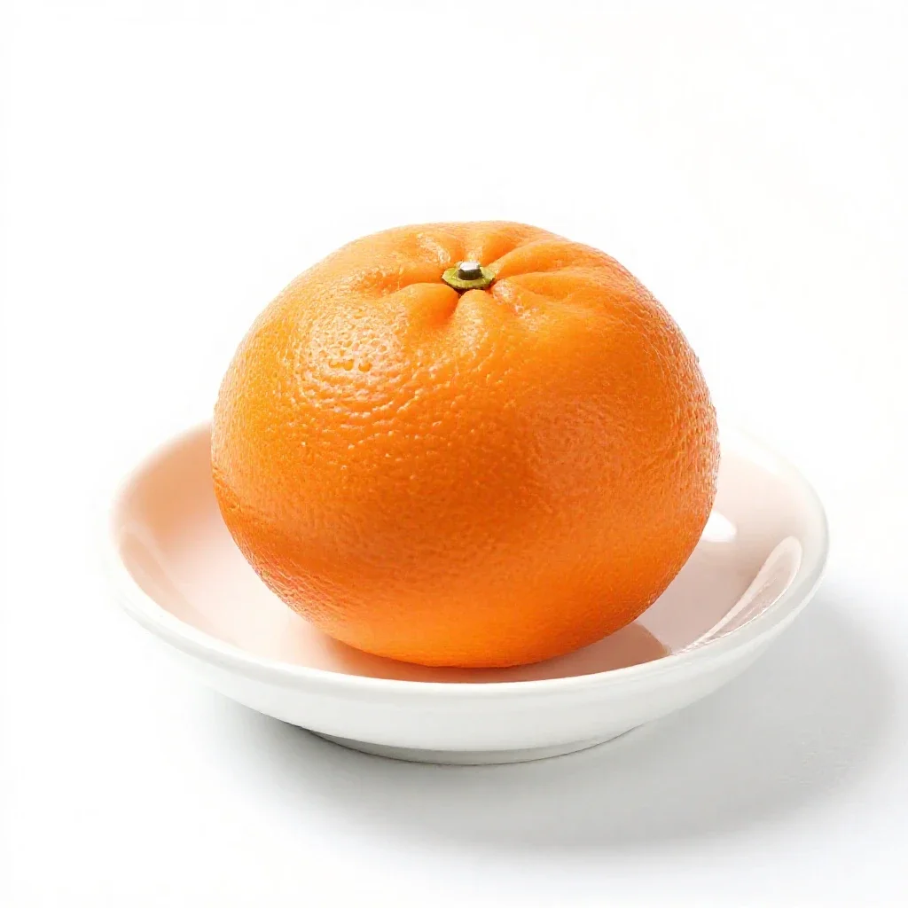 Tangerine isolated on a white background