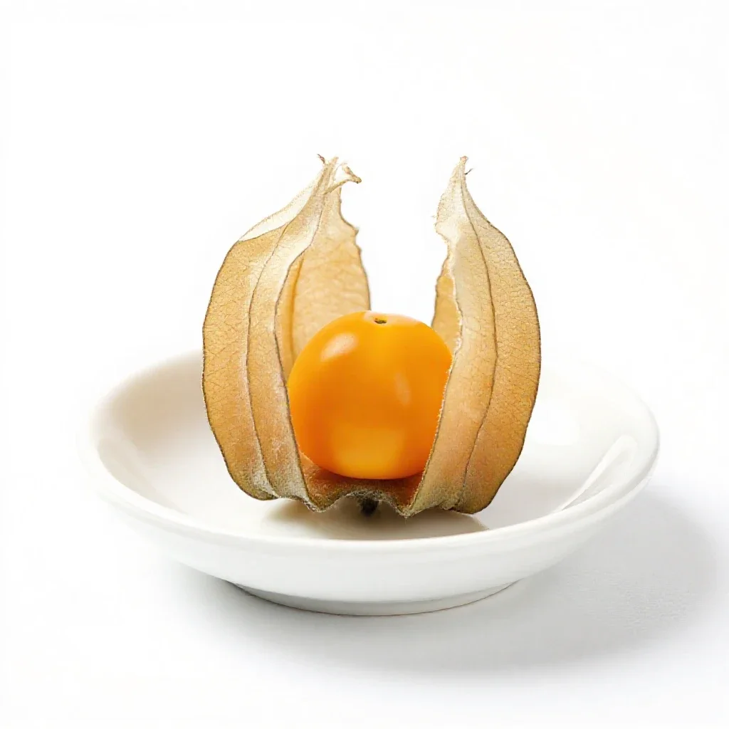 Tomatillo isolated on a white background