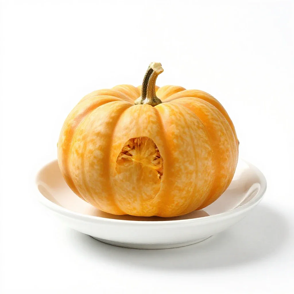 Turban squash isolated on a white background