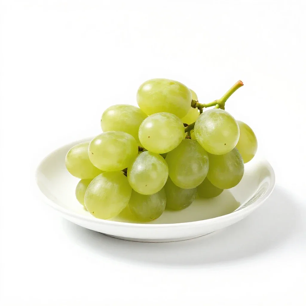 Vinifera grape isolated on a white background