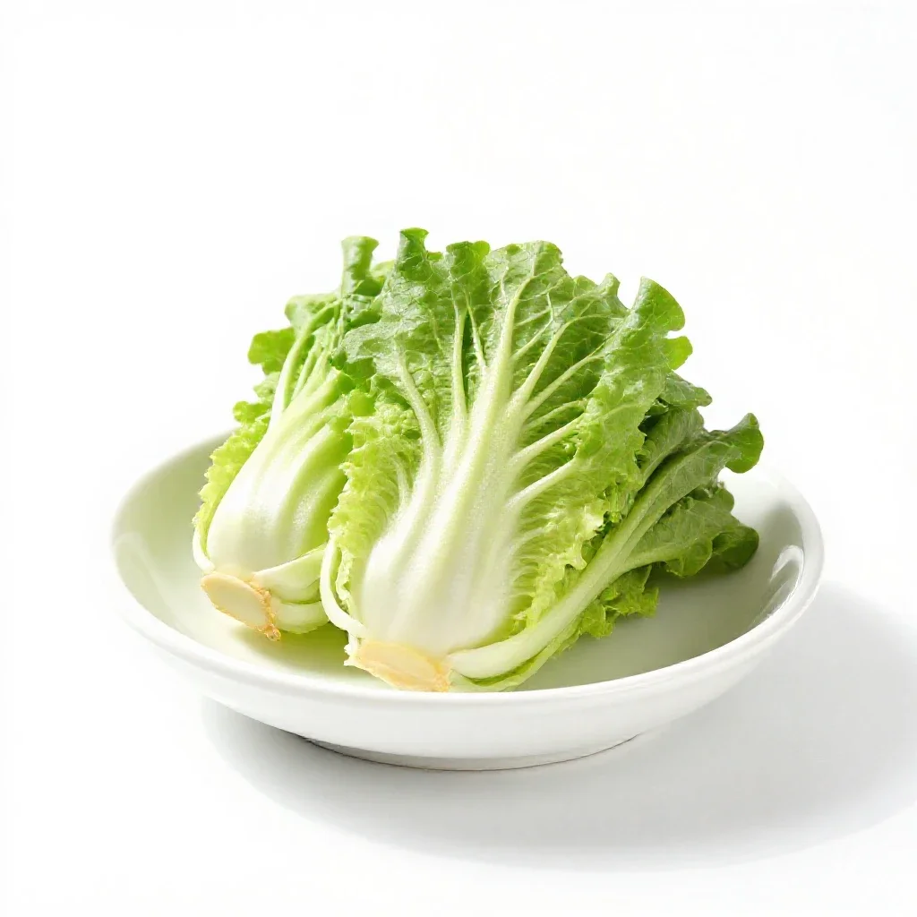 Winter cress isolated on a white background