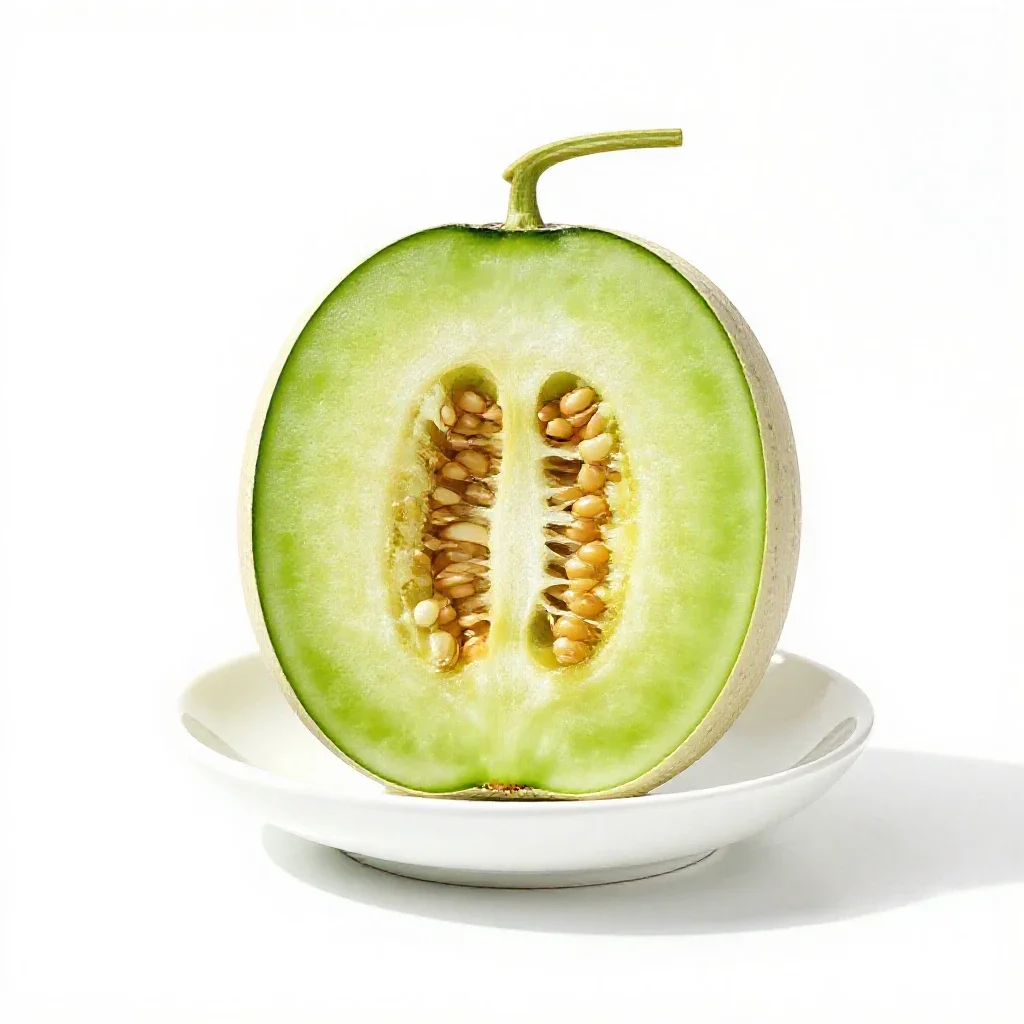 Winter melon isolated on a white background