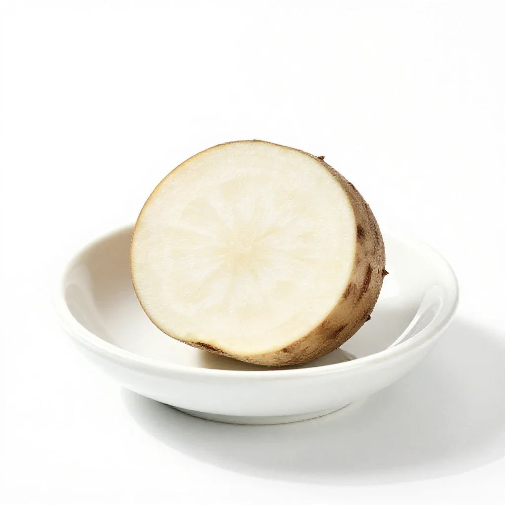 Yam isolated on a white background