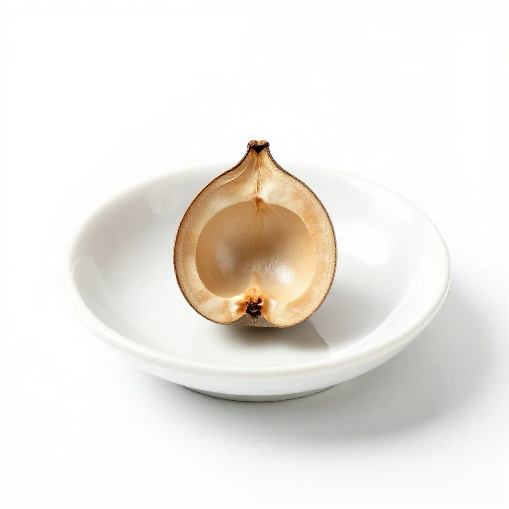Achene isolated on a white background