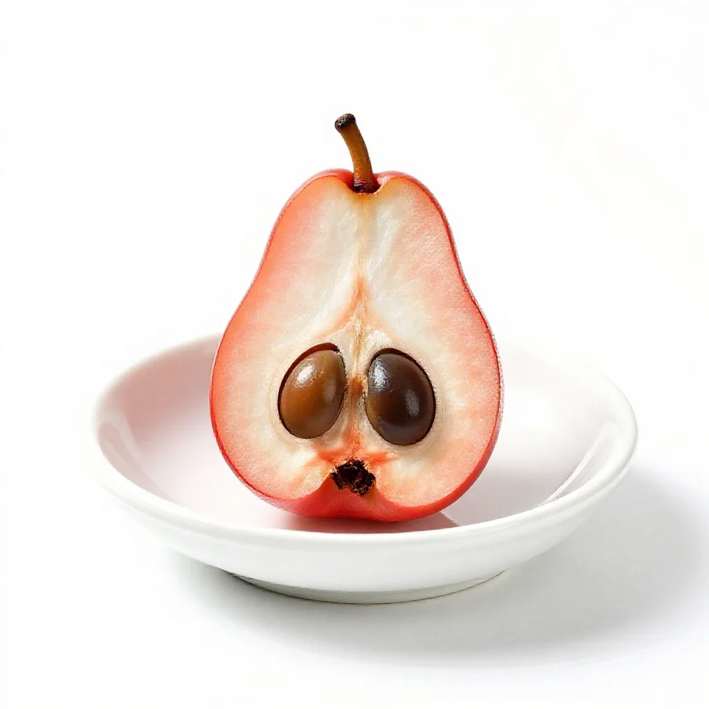 Ackee isolated on a white background