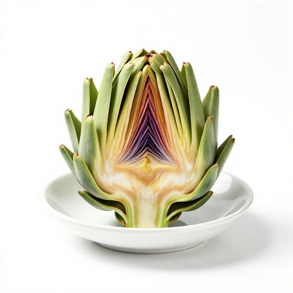 Artichoke isolated on a white background